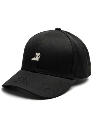 T-Funny Tfunny Minimal Masum Kedi Işlemeli Şapka