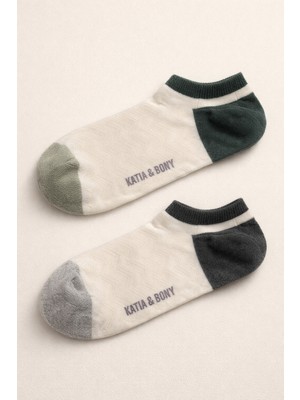 Erkek 2'li Dokulu Görünmez Çorap