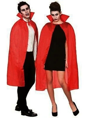 İsmiyle Al Kırmızı Renk Yakalı Pelerin 120 cm