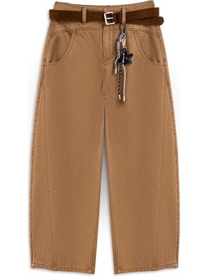 Twist Charm'lı Barrel Fit Jean Pantolon TS1260018053021