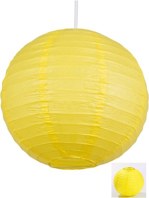 İsmiyle Al Dekoratif Çin Feneri – Kağıt Lamba - Sarı