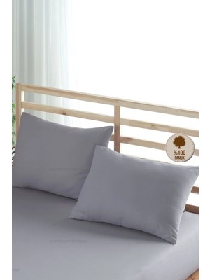 Formeya Ranforce %100 Pamuk Yastık Kılıfı 2 Adet 50*70 Kapaklı