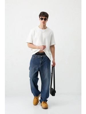Vamos Baggy Fit Jean Mavi