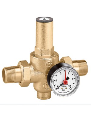 Caleffi 536070 - Caleffı - DN32 Basınç Düşürücü Vana, Manometre Bağ., PN25, 80°c