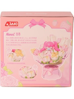 NW NessiWorld HK121 Jaki Çiçek Buketi 187 Parça Block Oyuncak