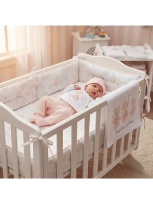 Ayma Ayıcıklı 10 Parça Yenidoğan Hastane Çıkışı Seti – Pamuklu Bebek Zıbın Takımı