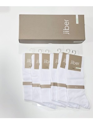Jiber Erkek Bambu Uzun Çorap 6 Lı Kutu