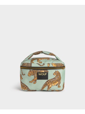 Wouf Emerald Leopard  - Vanity Makyaj Çantası