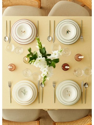 Bella Maison Garden Stoneware 12 Parça 4 Kişilik Yemek Takımı Mix