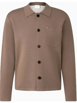 Bogner Olaf Lüks Klasik Stil, Erkek Yün Triko Ceket