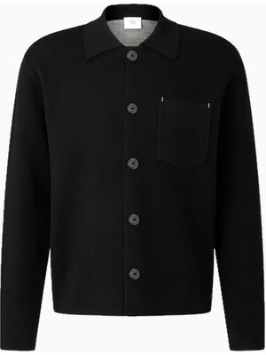 Bogner Olaf Lüks Klasik Stil, Erkek Yün Triko Ceket