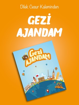 Enda Yayıncılık Gezi Ajandası 200 Sayfa Sertkapak 19x24 Ölçülerinde Renkli Tasarım