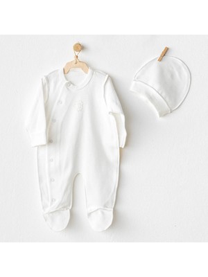 NW NessiWorld AC25732 Organik Premature Line Tulum Takım Ekru