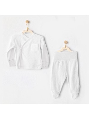 NW NessiWorld AC25557 Set 2'li Zıbın Takım White