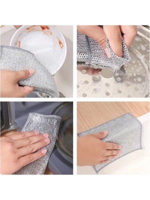 NW NessiWorld Çok Amaçlı Sihirli Tel Temizlik Bezi