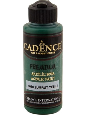 Cadence 120 ml Zümrüt Yeşili Akrilik Boya Su Bazlı Ahşap Boya Özelliği ile Sanat İçin İdeal
