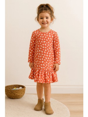 GMG Collection Baby Kız Çocuk 2-3-4-5yaş Yumuşacık Basıc Elbise