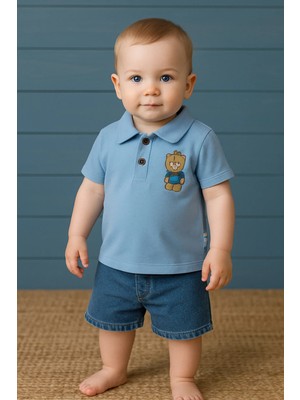 GMG Collection Baby Beyzbolbear Şort Tişört 2'li Takım