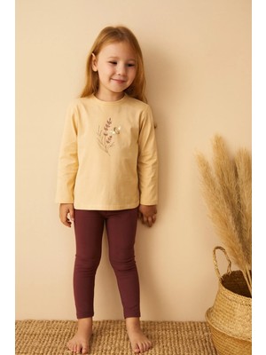 GMG Collection Baby Mevsimlik Taytlı Takım 2y,3y,4y,5yaş Mavi-Turuncu-Kahverengi