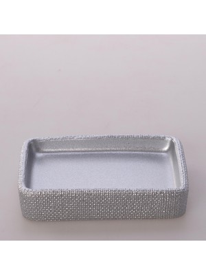 Selim Linen Katı Sabunluk Gümüş