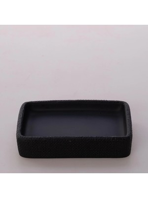 Selim Linen Katı Sabunluk Siyah