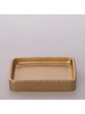Selim Linen Katı Sabunluk Altın