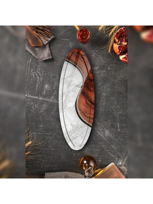 Decorita Cam Pide - Peynir - Sunum Tabağı | Marvion | 50CM x 17,5cm