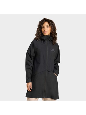 Adidas Terrex Multi 2 Layer Climaproof Kadın Siyah Ceket (JV6539)