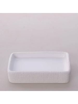 Selim Linen Katı Sabunluk Beyaz