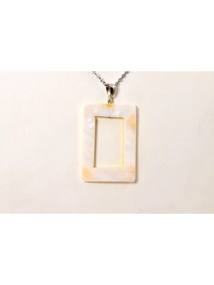 Doğaltaş Sedef Taşı Kolye