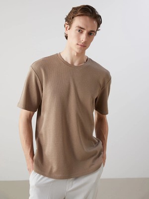 Lc Waikiki Yeni Sezon Bisiklet Yaka Kısa Kollu Erkek Tişört