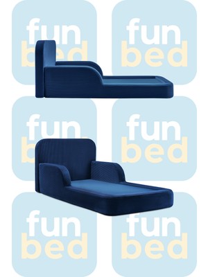 Funbed Katlanır Çocuk Yatağı ve Oyun Alanı | Tamamen Sünger | Tek & Çift Kişilik