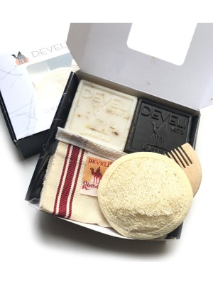 Develi 1973 Banyo & Hamam Seti Doğal Katran ve Lavanta Sabunları ile Set