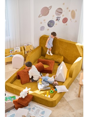 Funbed Katlanır Çocuk Yatağı ve Oyun Alanı | Tamamen Sünger | Tek & Çift Kişilik