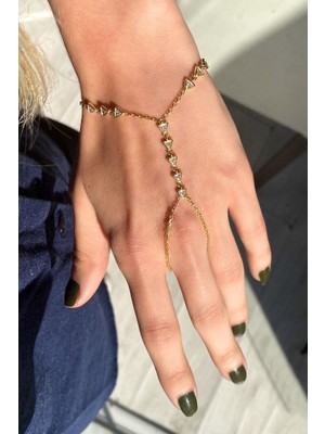 Spossy Silver Jewelry Üçgen Şahmeran