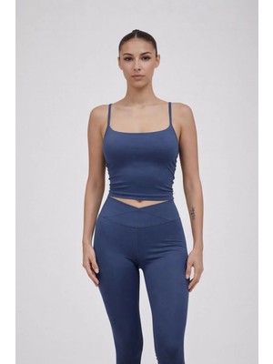 V114 Ip Askılı Kısa Crop