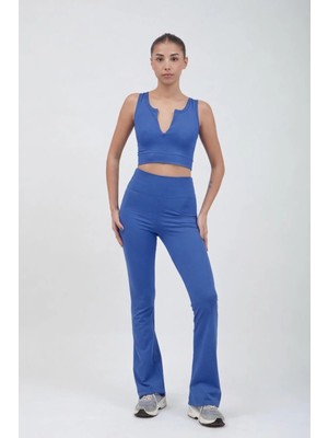 V106 Fermuarlı V Yaka Atlet