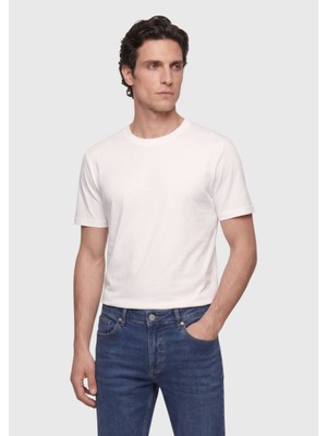 Ramsey Beyaz Düz T-Shirt