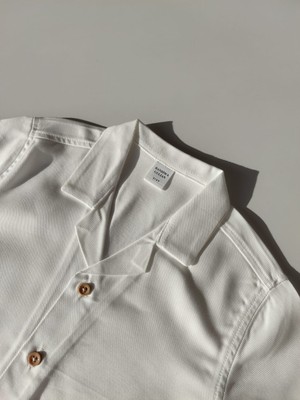 Bandiwa Gulian Erkek Bebek Kısa Kollu Dimi Dokuma Gömlek - Ekru
