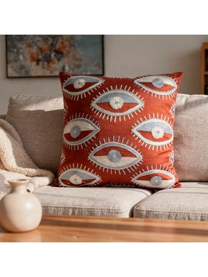 Soho Antiq Terra Modern Ipek Kırlent 50X50 cm