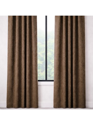 Lena Maison Yumuşak Dokulu Düz Fon Perde-Tek Kanat