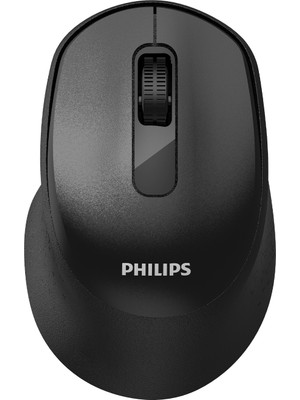 Philips SPK7448 Kablosuz Bluetooth 1600DPI 4 Tuşlu Optik Sessiz Mouse Siyah (Philips Türkiye Garantili)