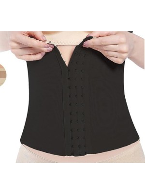 Elite Life Siyah Agraflı Bel Korse Kadın Dikişsiz L - XL Beden ile Özgür Hareket