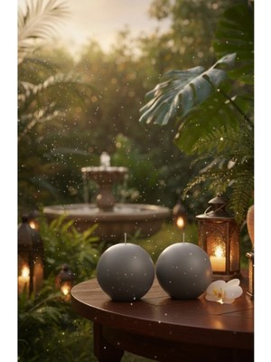 Mete Mum 2'li Set Yeni Seri Top Mum Koleksiyonu - Kokusuz, Canlı Renkler