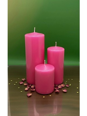 Mete Mum 3'lü Kütük Mum