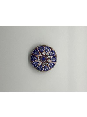 Mete Mum Mandala Serisi Teneke Mum 100 gr - Kahve Kokulu