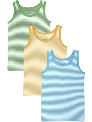 Organickid Terra Erkek Çocuk Atlet Set 3'lü