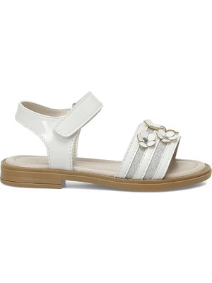 Polaris SANTORO.P6FX Beyaz Kız Çocuk Sandalet