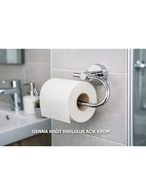 Onno Sienna Kağıt Havluluk Açık Krom