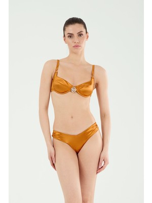 Louren B21034 Saten Balenli Bikini Takım